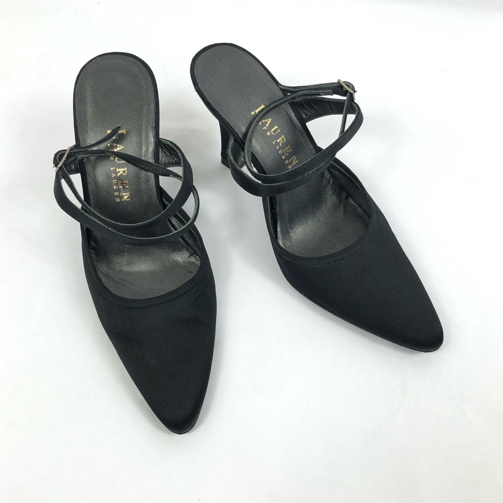 Lauren Ralph Lauren Women’s Black Strappy Heels